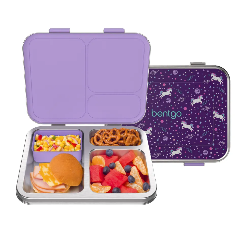 bentgo-kids-stainless-steel-prints-lunch-box-3-compartment-bento-with-removable- image 1