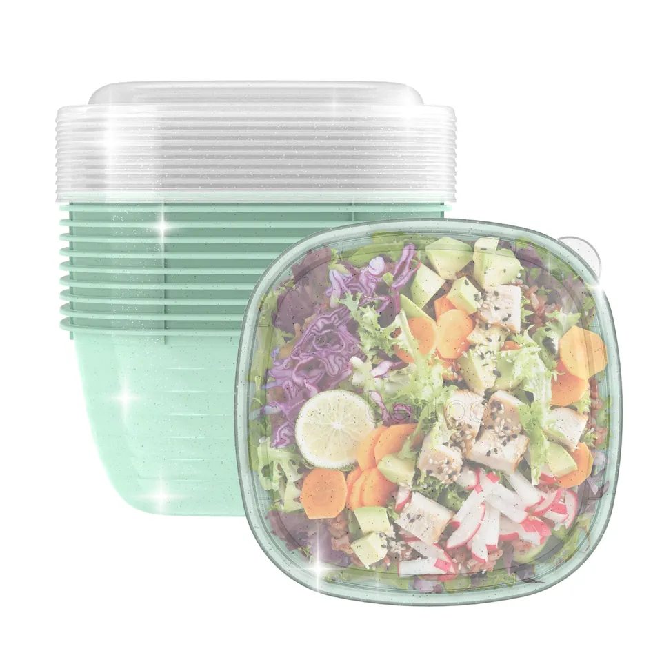 bentgo-prep-1-compartment-meal-prep-bowls-with-custom-fit-lids-10-pack-reusable- image 1