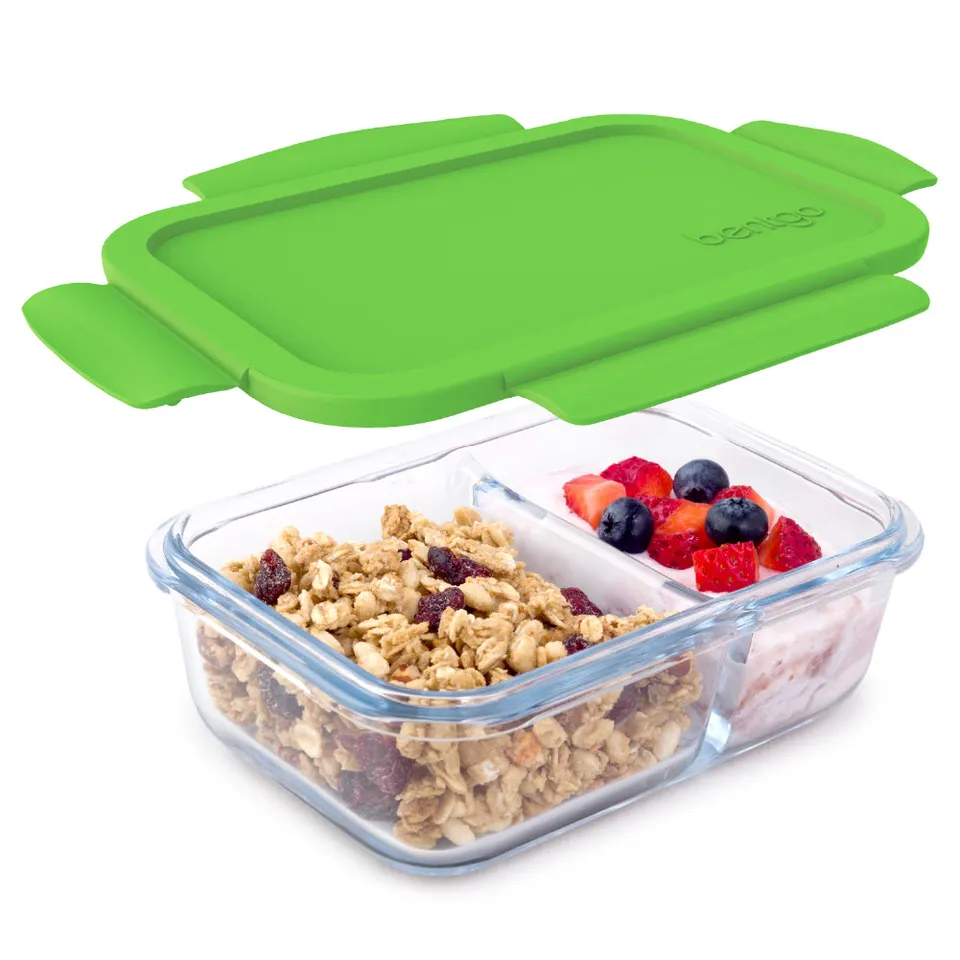 bentgo-glass-2-compartment-leak-proof-snack-container image 1