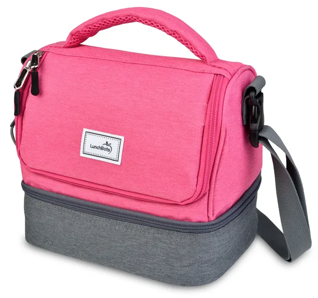 lunchbots-duplex-bag-insulated-two-zipper-lunch-bag-with-shoulder-strap-for-bent image 1
