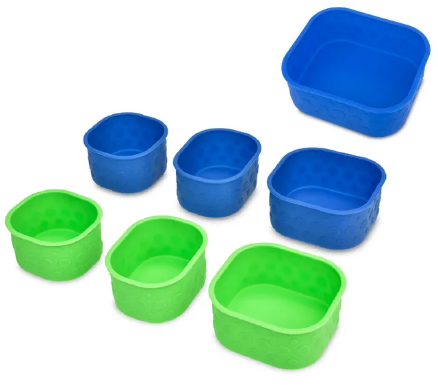 lunchbots-silicone-bento-cups-set-7-food-grade-cups-2-small-2-medium-2-large-1-x image 1