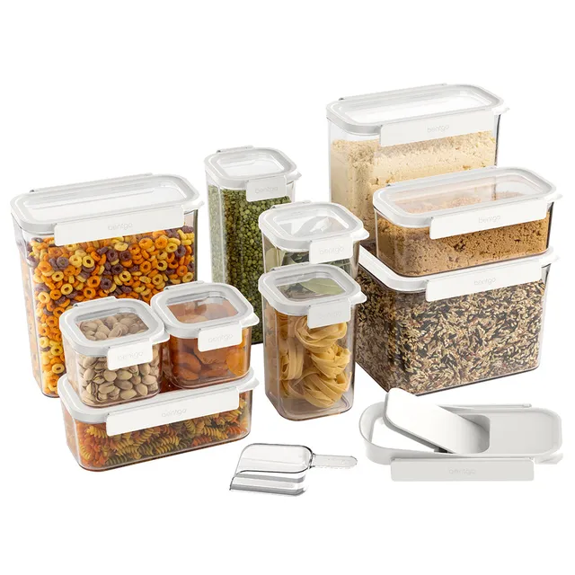 bentgo-pantry-airtight-food-storage-container-22-piece-set-10-containers-lids-sc image 1