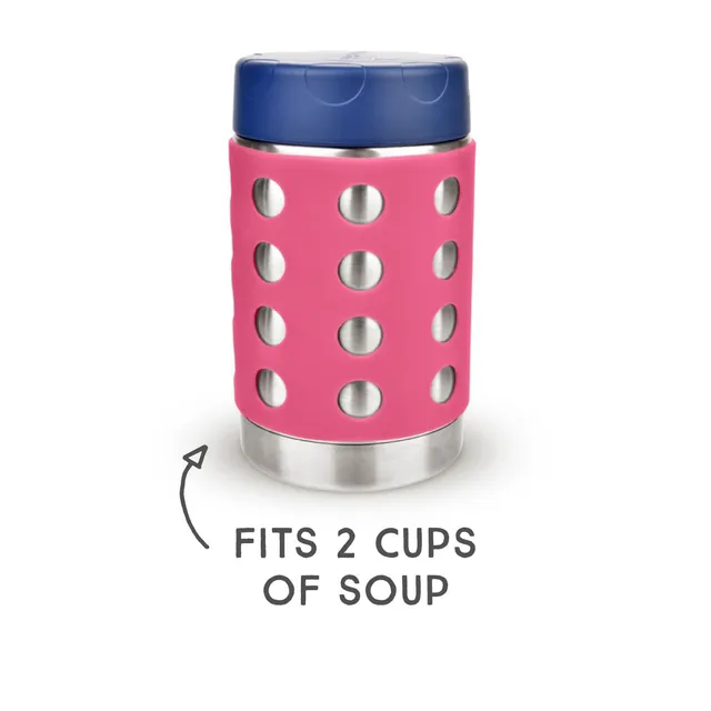 lunchbots-thermal-dots-16oz-insulated-food-jar-triple-insulated-stainless-steel- image 1