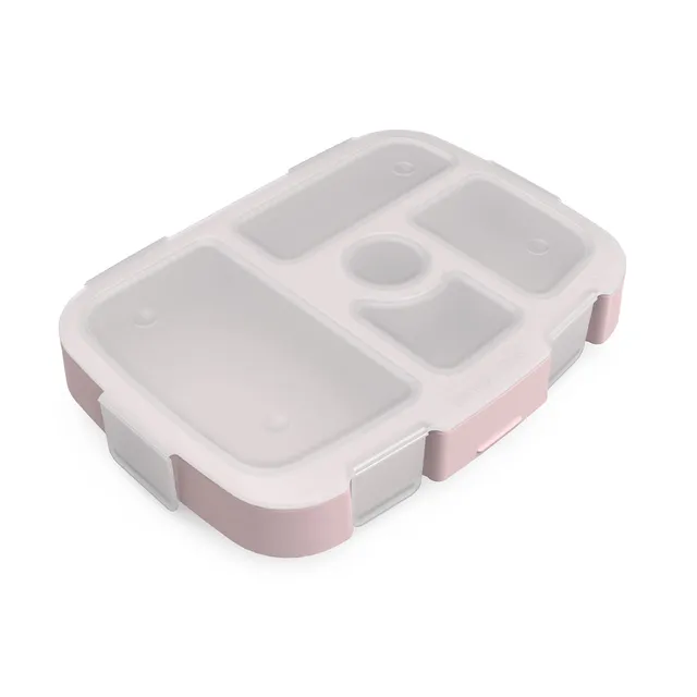 bentgo-kids-tray-with-transparent-cover-reusable-bpa-free-5-compartment-replacem image 1