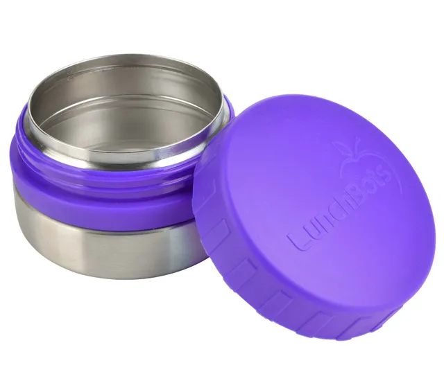 lunchbots-replacement-lid-for-rounds-4-oz-dip-containers-leakproof-twist-off-top image 1