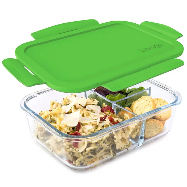 bentgo-glass-3-compartment-airtight-leak-proof-lunch-container image 1