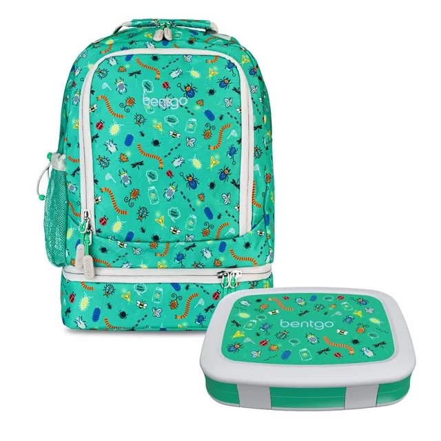 bentgo-2-in-1-backpack-insulated-lunch-bag-set-with-kids-prints-leak-proof-lunch image 1