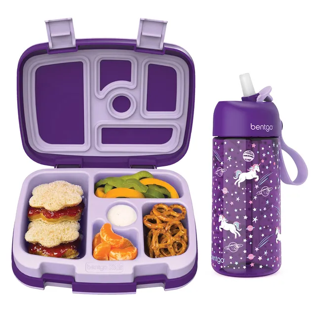bentgo-kids-prints-pack-leak-proof-5-compartment-bento-lunch-box-with-water-bott-2 image 1