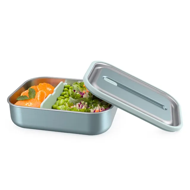 bentgo-microsteel-lunch-box-microwave-safe-stainless-steel-leak-proof-bento-cont image 1