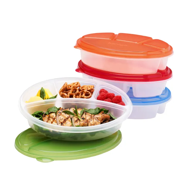 bentgo-easyboxes-4-compartment-oval-containers-patented-8-piece-meal-prep-set-4- image 1