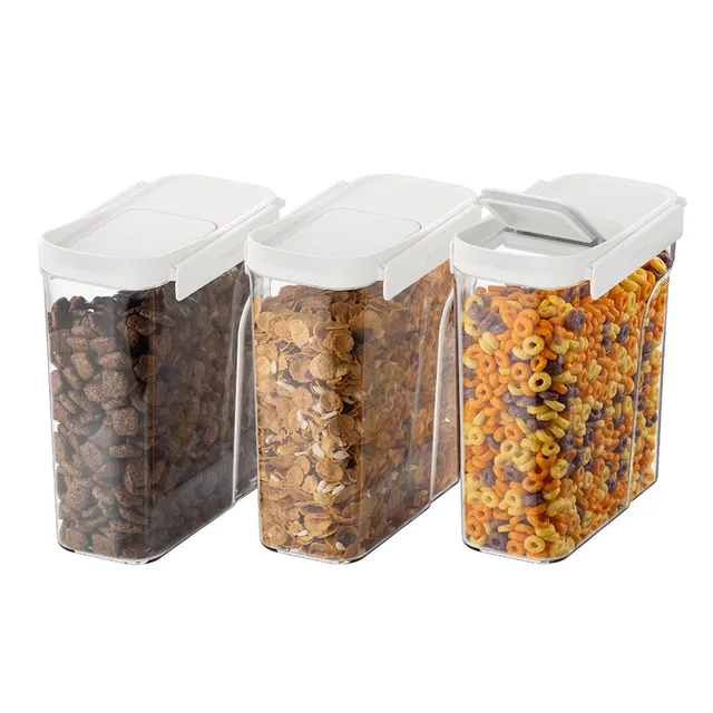 bentgo-pantry-airtight-cereal-containers-6-piece-dry-food-storage-set-3-containe image 1