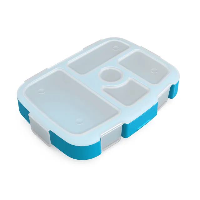 bentgo-kids-prints-tray-with-transparent-cover-5-compartment-replacement-meal-pr image 1