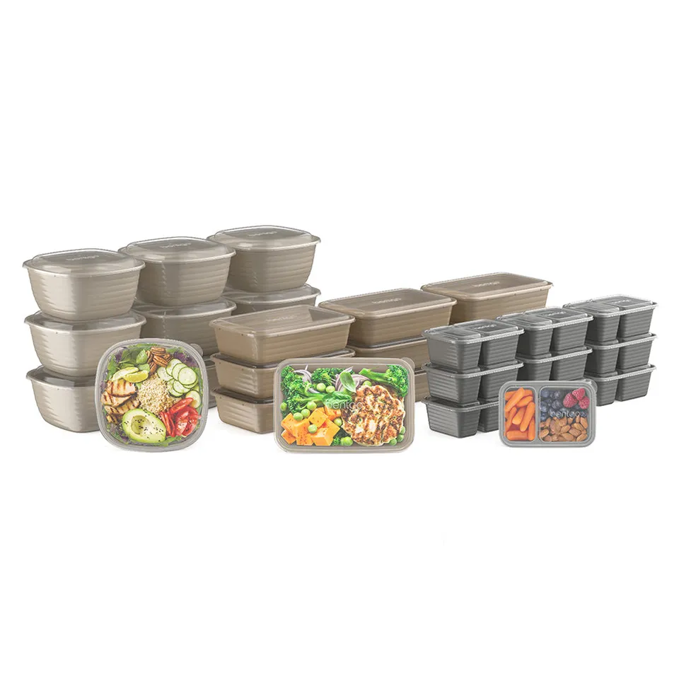 bentgo-prep-60-piece-variety-meal-prep-kit-1-2-compartment-trays-and-prep-bowls image 1