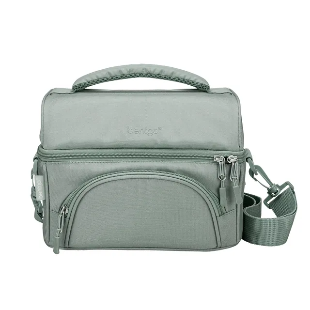 bentgo-deluxe-insulated-lunch-bag-with-zippered-outer-pocket-internal-mesh-pocke image 1