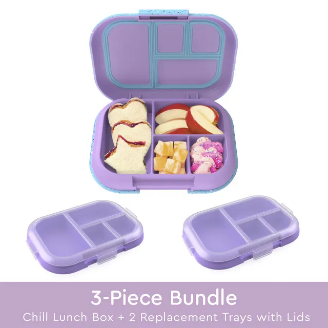bentgo-chill-kids-lunch-box-2-extra-trays-with-lids-4-compartment-bento-box-with image 1