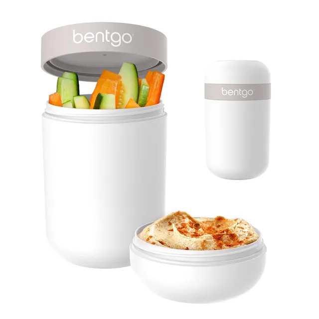 bentgo-snack-cup-reusable-20-oz-leak-proof-snack-container-with-toppings-compart image 1