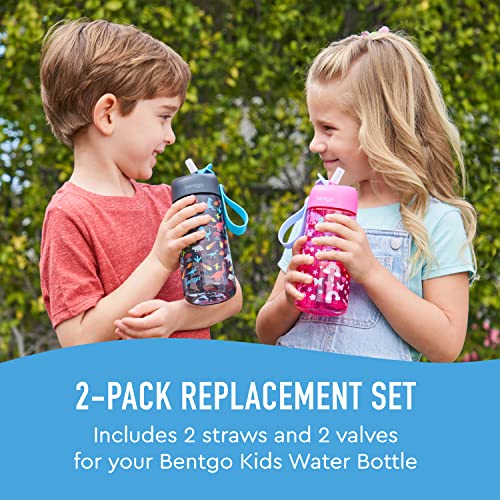 bentgo-kids-water-bottle-replacement-straws-2-pack-reusable-bpa-free-safe-sip-st image 8