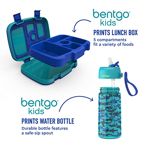 bentgo-kids-prints-pack-leak-proof-5-compartment-bento-lunch-box-with-water-bott image 7