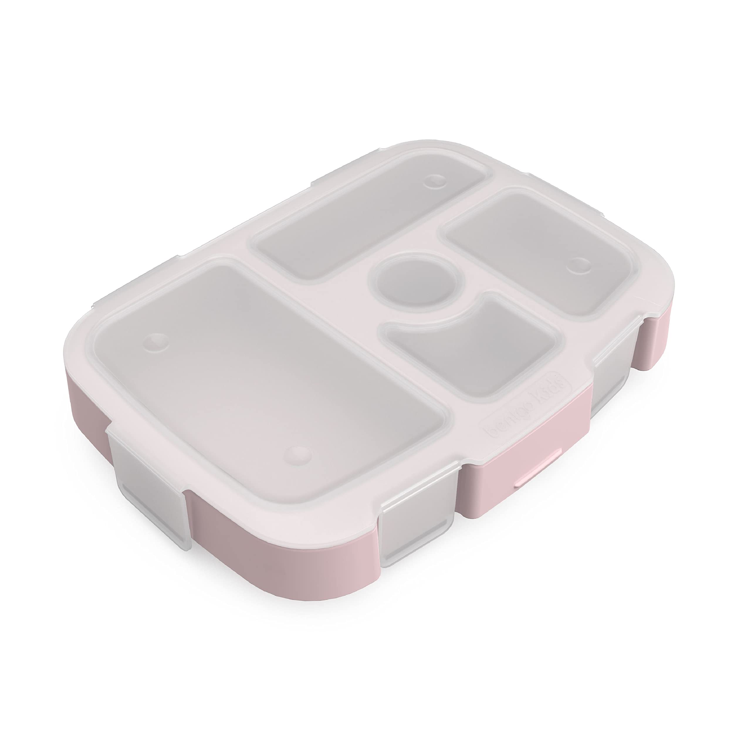bentgo-kids-tray-with-transparent-cover-reusable-bpa-free-5-compartment-replacem image 1
