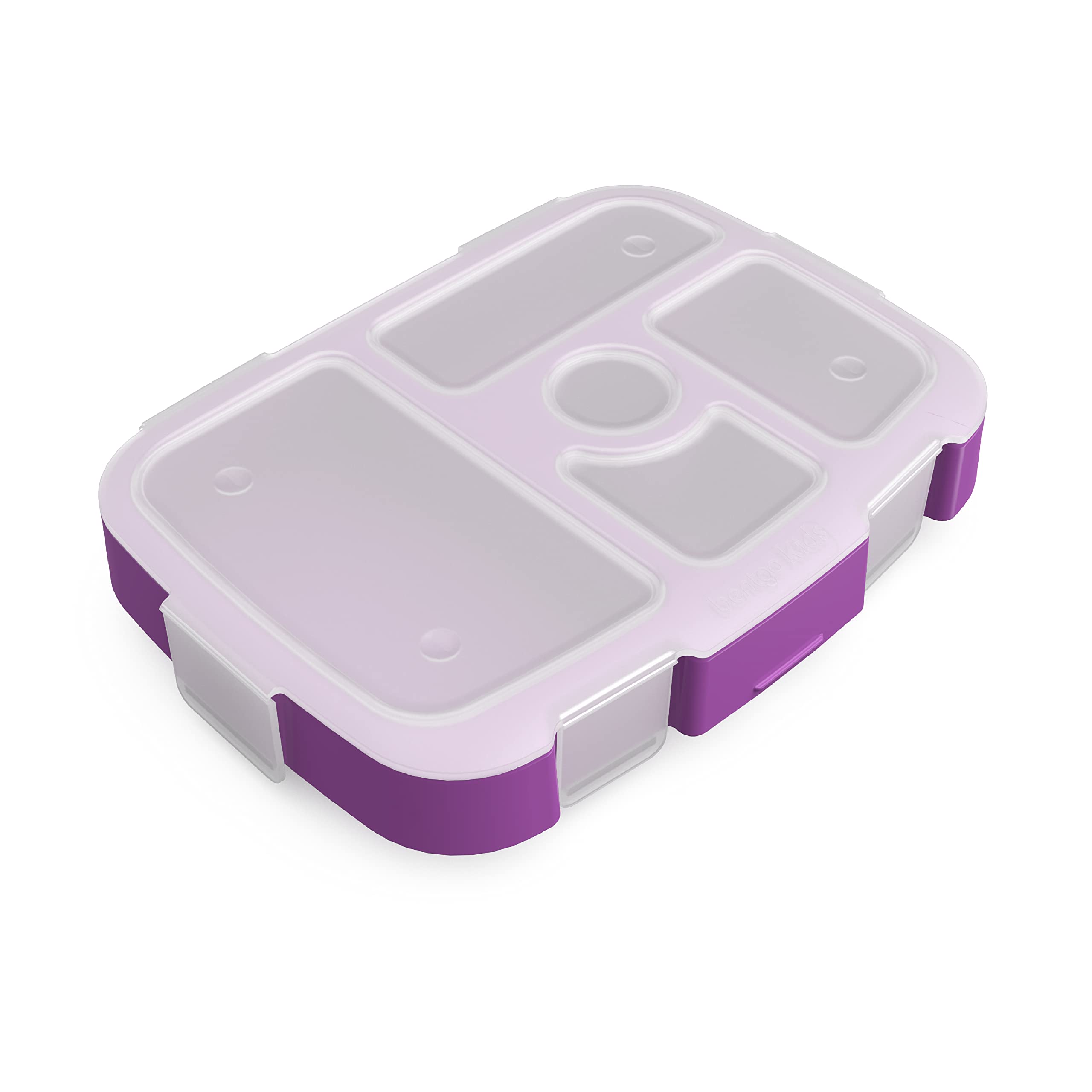 bentgo-kids-tray-with-transparent-cover-blue-5-compartment-bpa-free-lunch-prep-s image 7