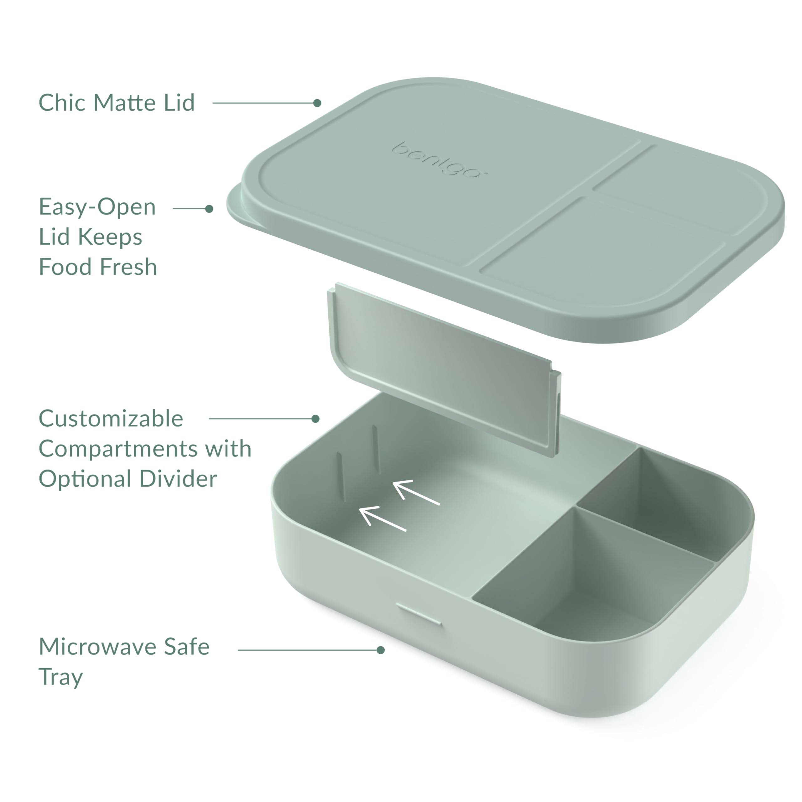 bentgo-modern-tray-with-matte-lid-reusable-bpa-free-meal-prep-container-with-rem image 4