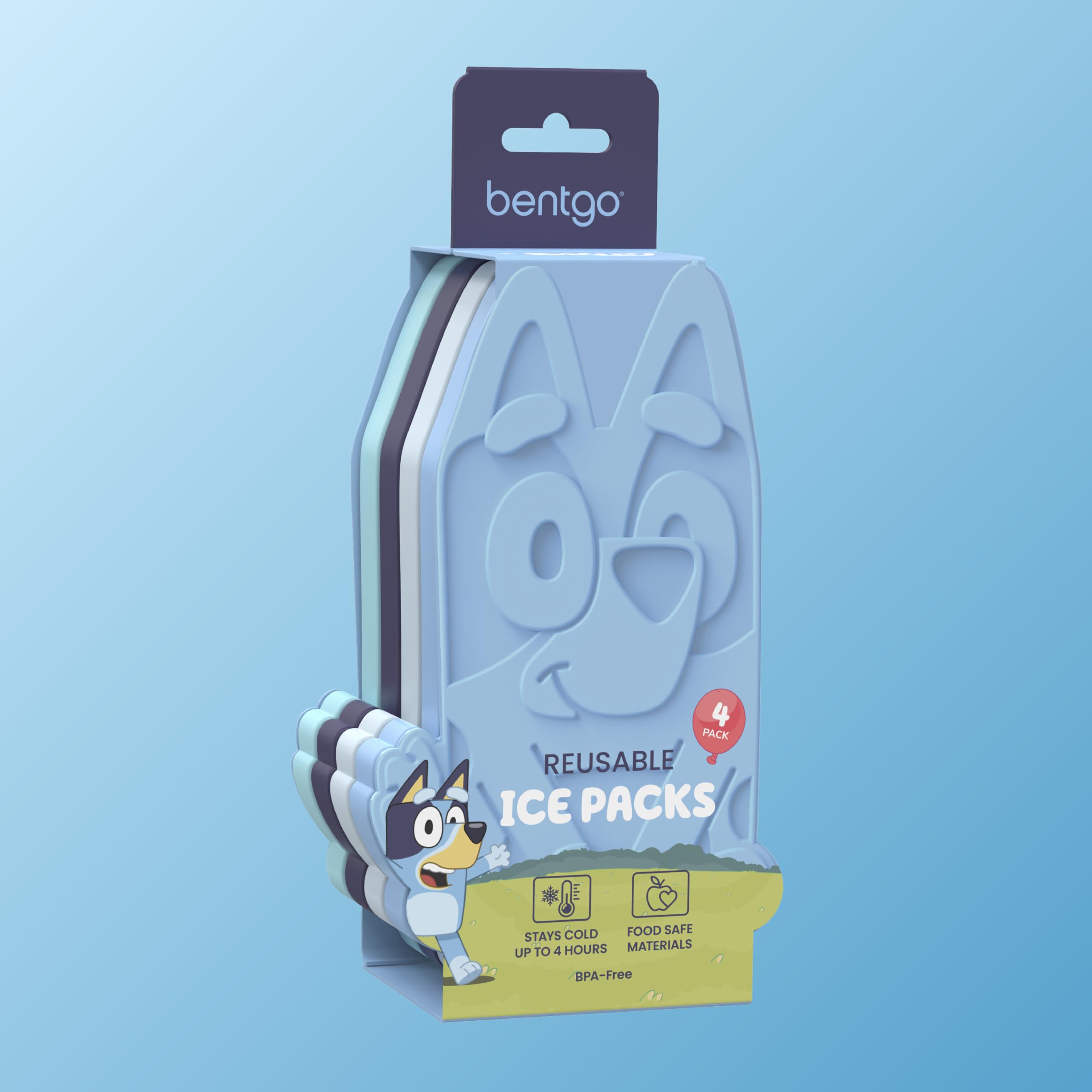 bentgo-bluey-reusable-slim-ice-packs-multicolored-4-pack-quick-freeze-coolers-fo image 6
