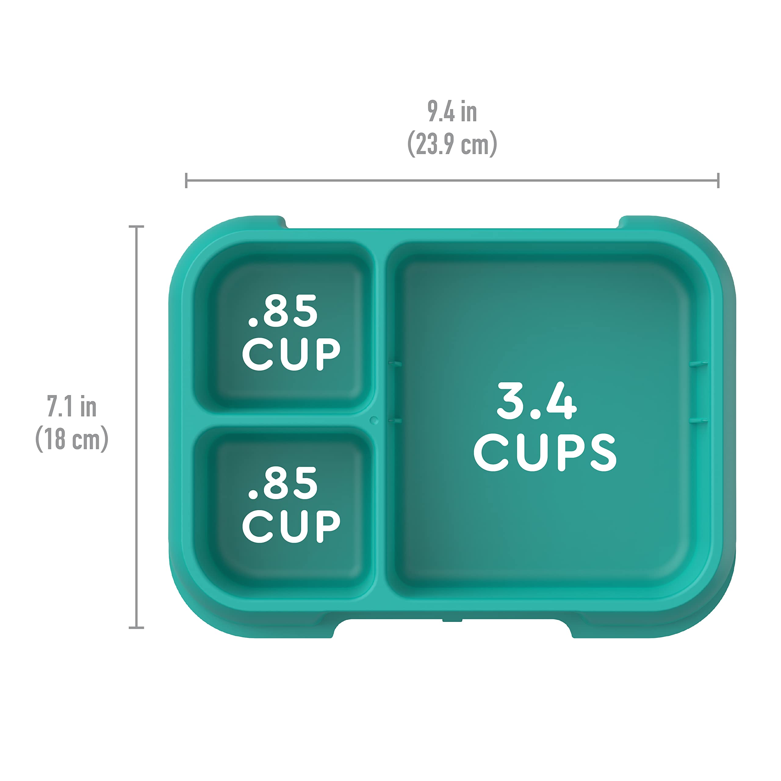 bentgo-pop-replacement-tray-and-cover-5-cup-adjustable-divider-lunch-box-tray-br image 3