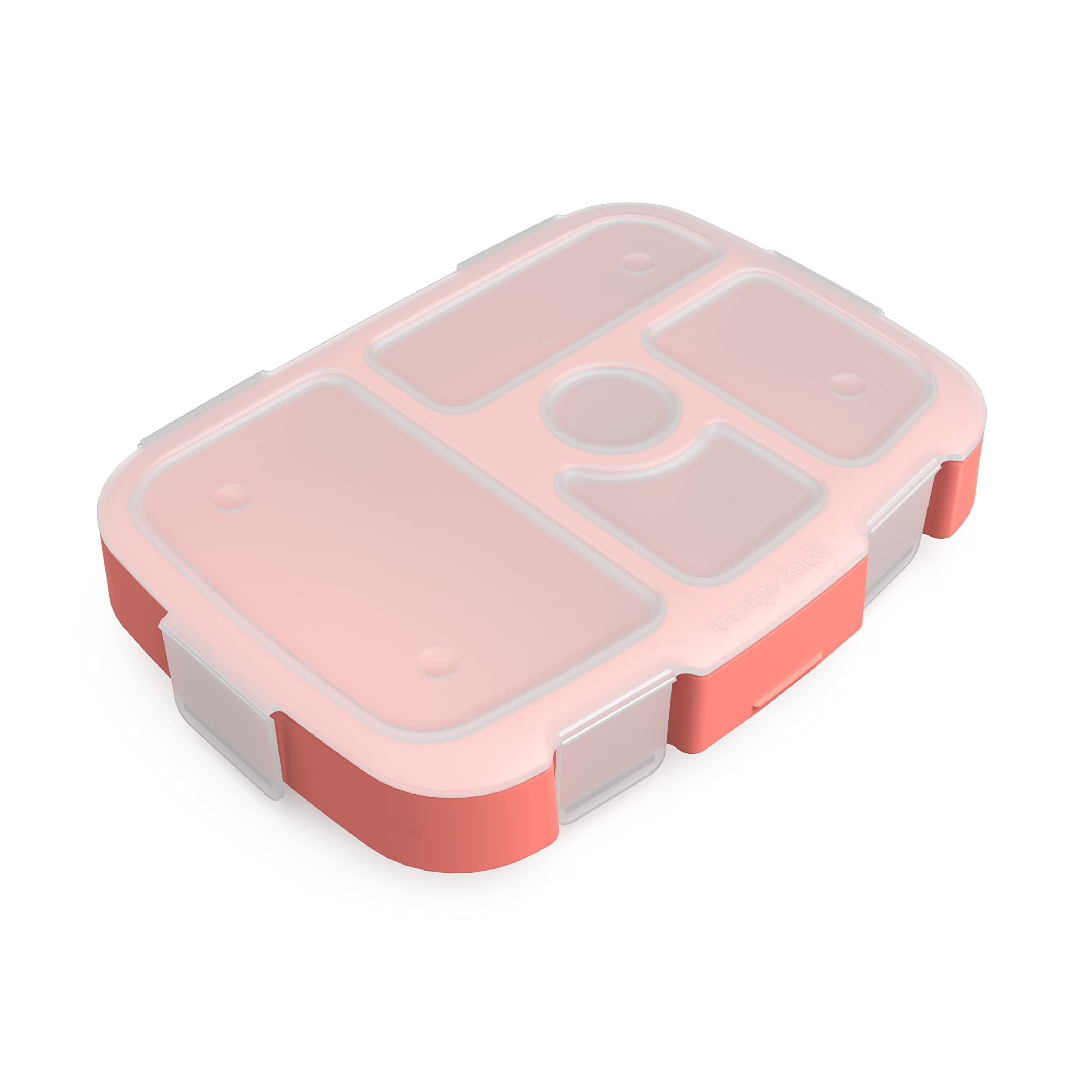 bentgo-kids-tray-with-transparent-cover-blue-5-compartment-bpa-free-lunch-prep-s image 6
