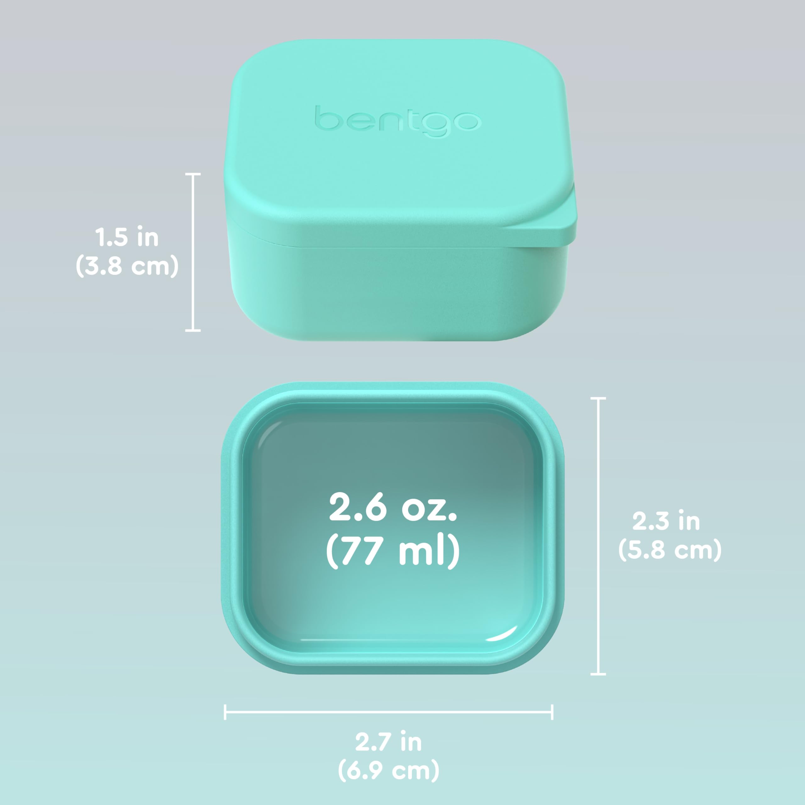 bentgo-sidekicks-2-pack-leak-proof-silicone-dipping-sauce-snack-container-set-2- image 5