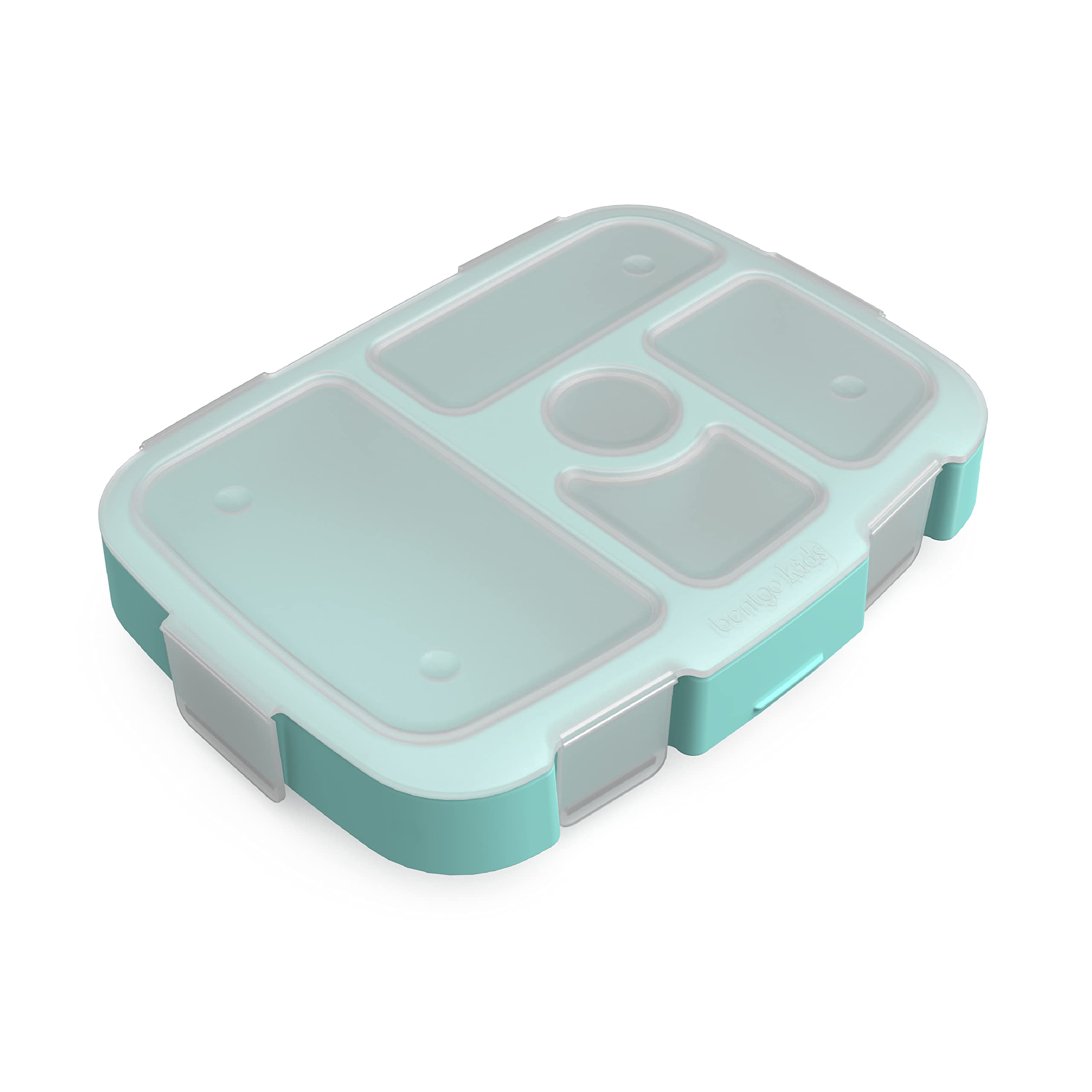 bentgo-kids-tray-with-transparent-cover-blue-5-compartment-bpa-free-lunch-prep-s image 5