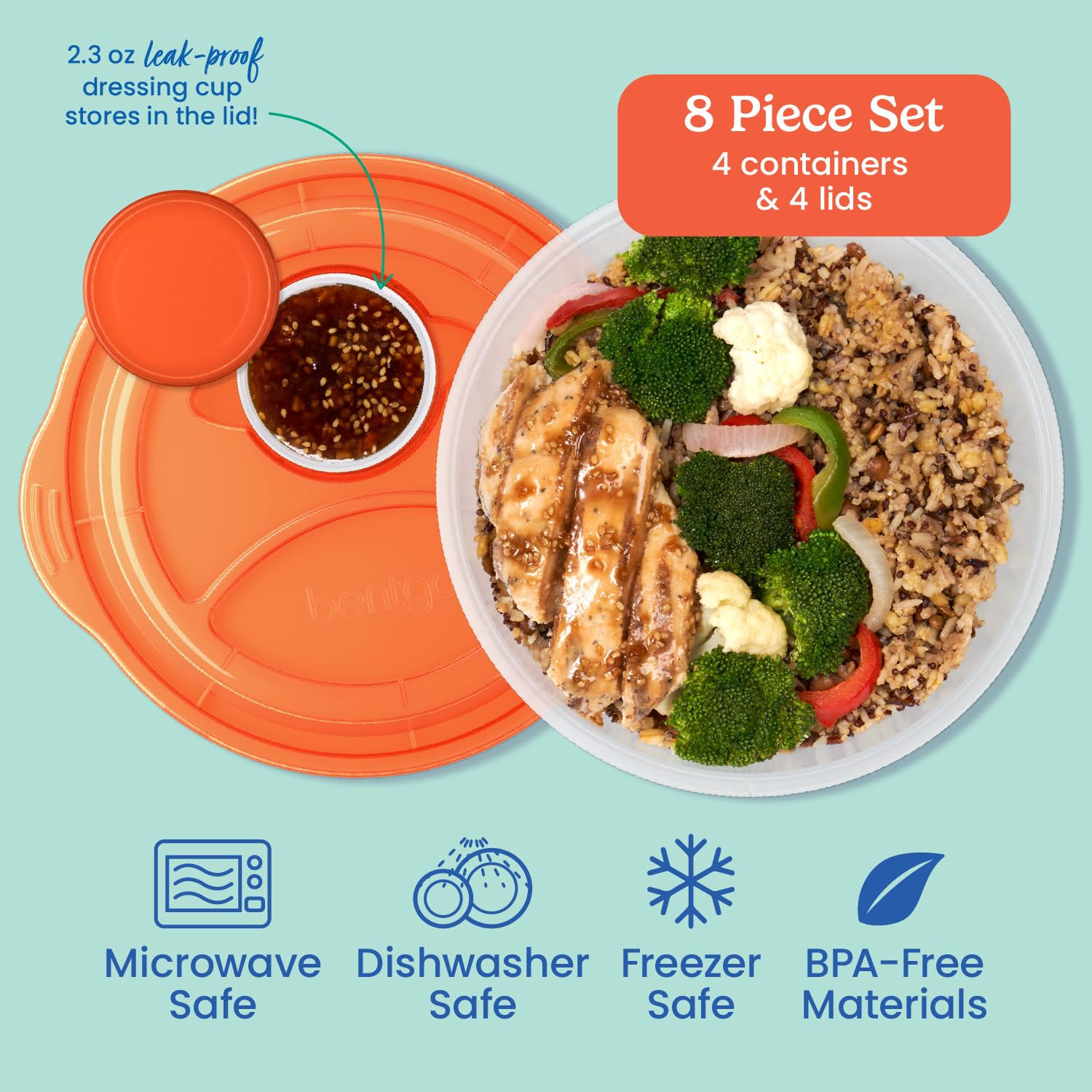 bentgo-easyboxes-salad-to-go-containers-8-piece-set-classic-4-salad-bowls-with-b image 3
