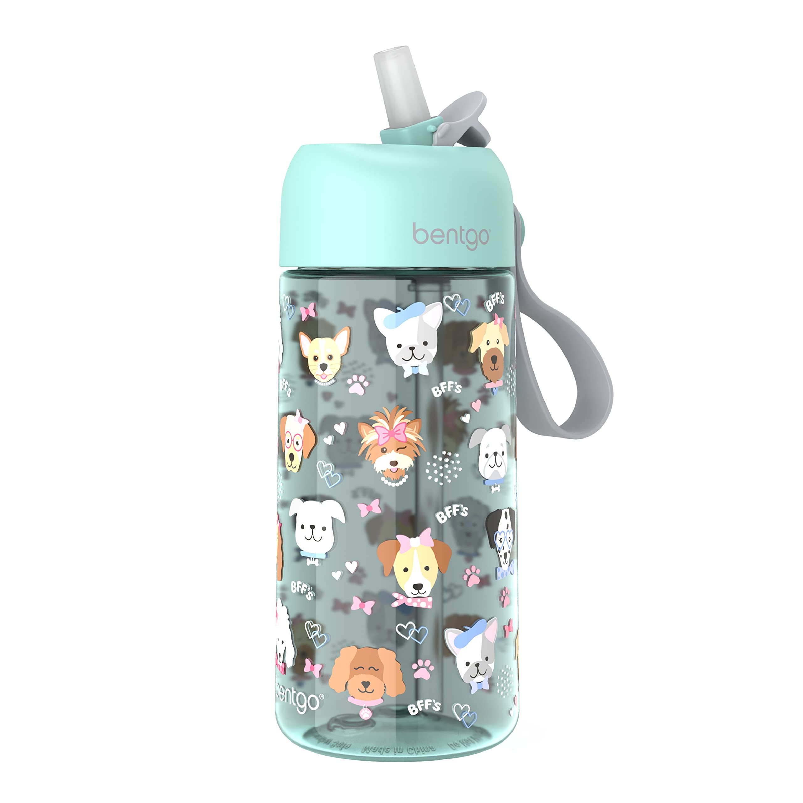 bentgo-kids-water-bottle-new-improved-2023-set-with-2-pack-replacement-straws-15 image 4
