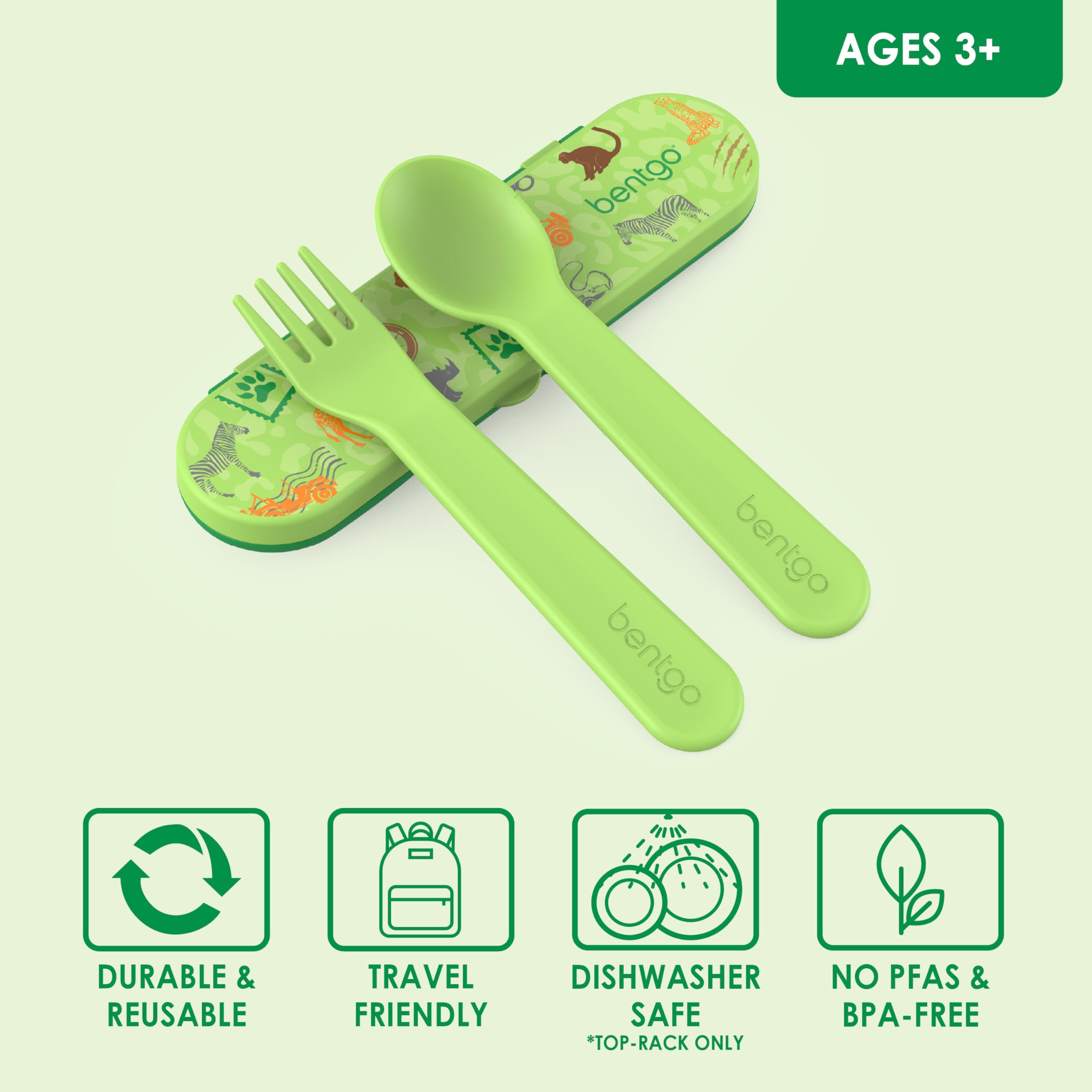 bentgo-kids-plastic-utensil-set-reusable-fork-spoon-storage-case-easy-grip-pfas- image 3