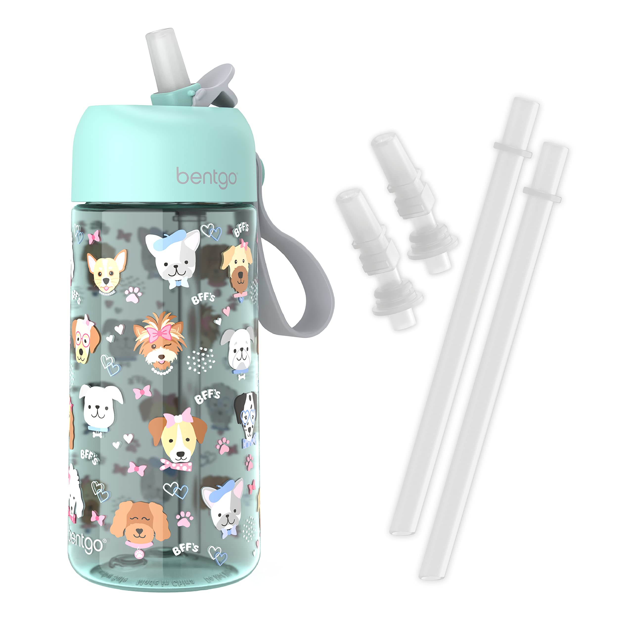 bentgo-kids-water-bottle-new-improved-2023-set-with-2-pack-replacement-straws-15 image 1