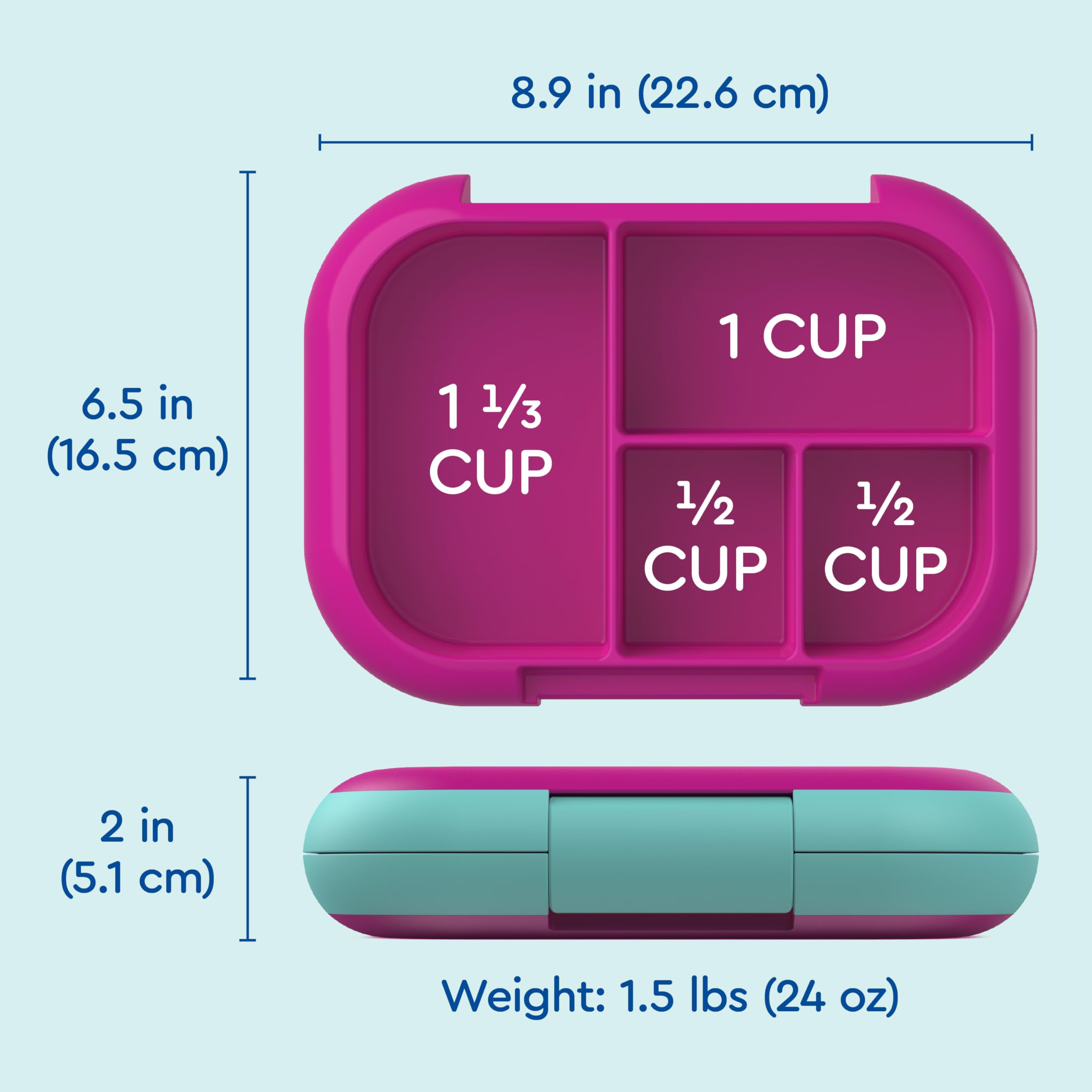bentgo-chill-kids-fuchsia-teal-and-chill-max-pink-cloud-blush-lunch-box-set-leak image 5