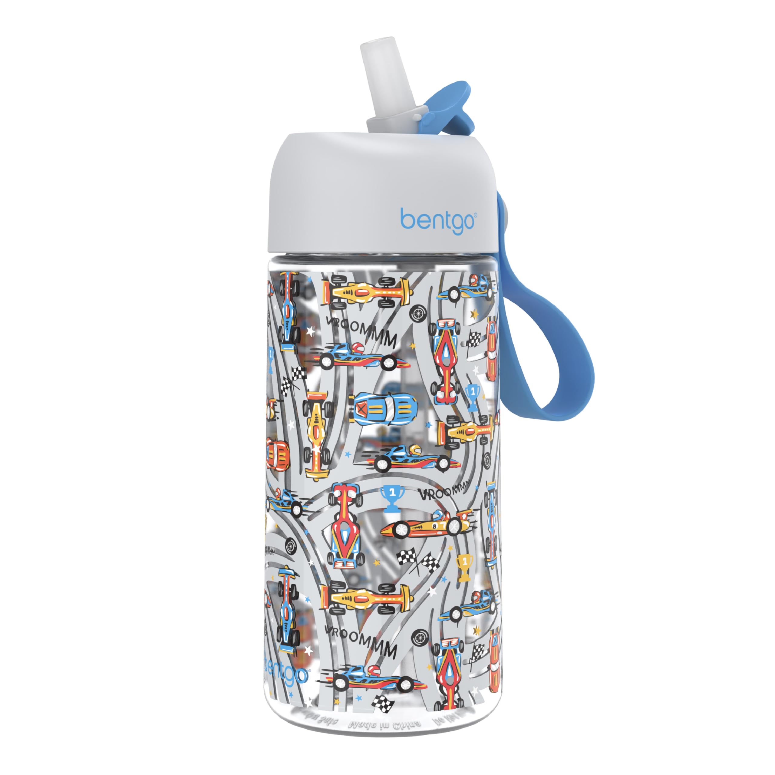 bentgo-kids-water-bottle-leak-proof-tritan-bite-sip-spout-15-fl-oz-pfas-bpa-free image 1