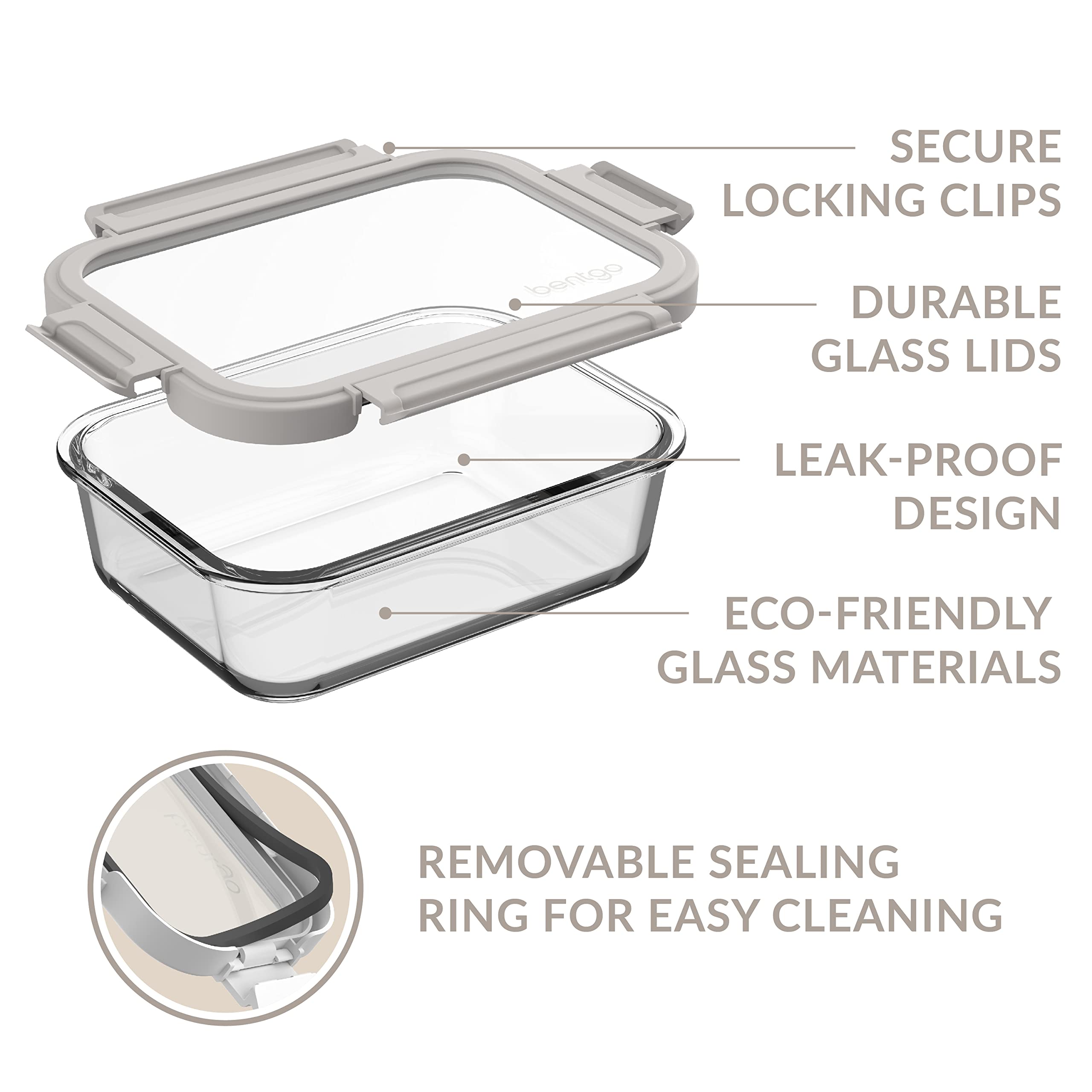 bentgo-glass-leak-proof-food-storage-set-8-piece-stackable-1-compartment-meal-pr-2 image 6