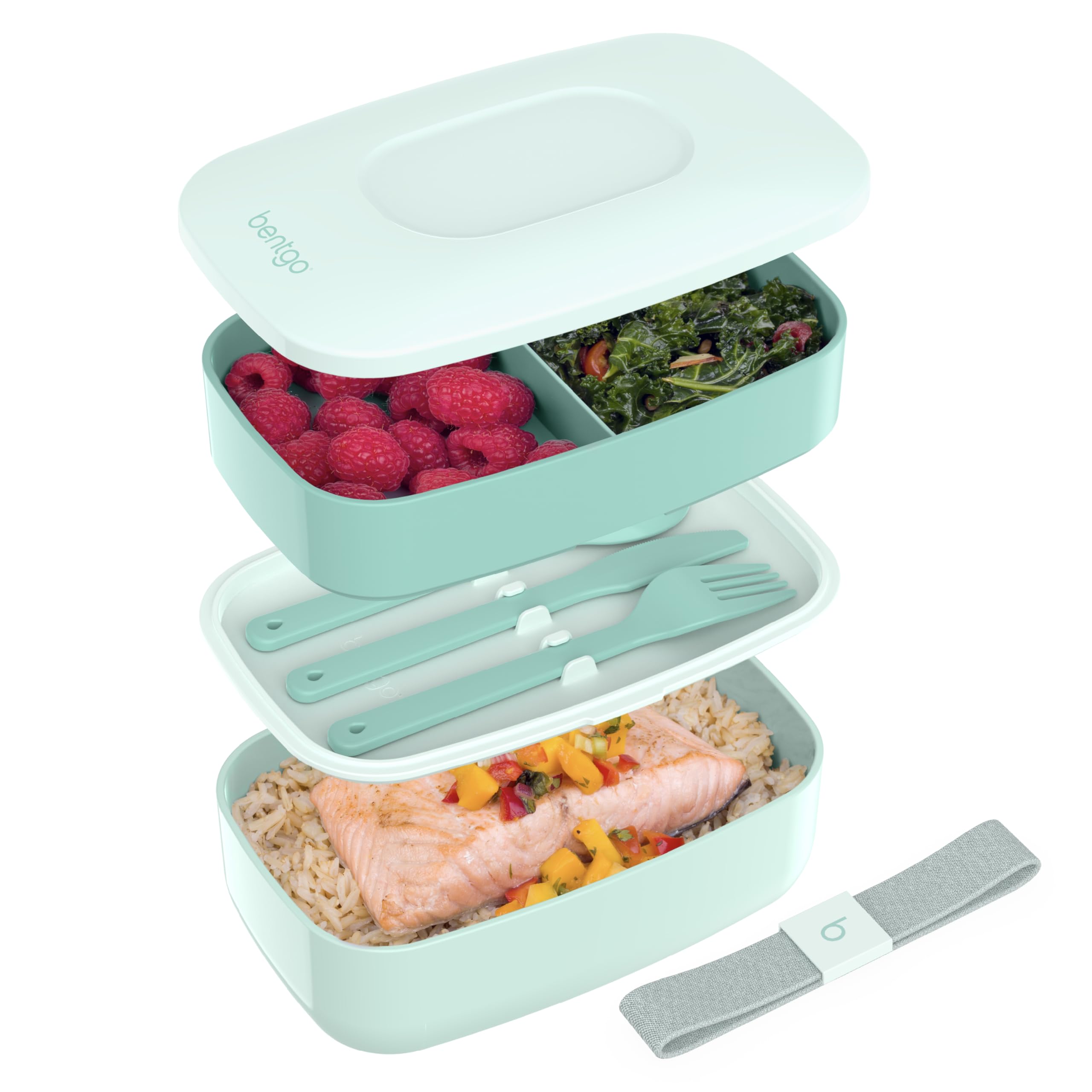 bentgo-classic-stackable-3-compartment-adult-bento-lunch-box-with-removable-uten image 8