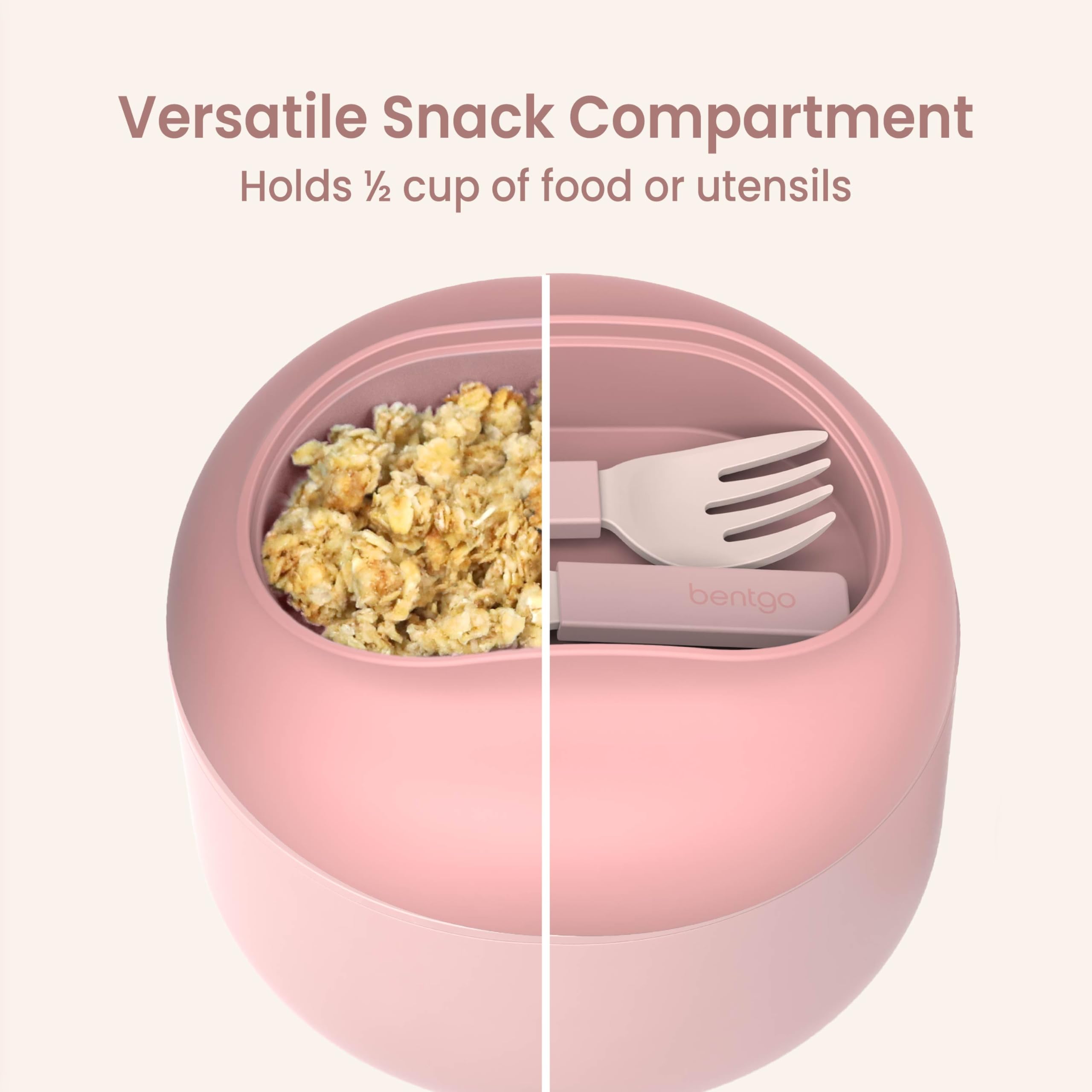 bentgo-bowl-insulated-leak-resistant-food-bowl-with-snack-compartment-collapsibl image 7