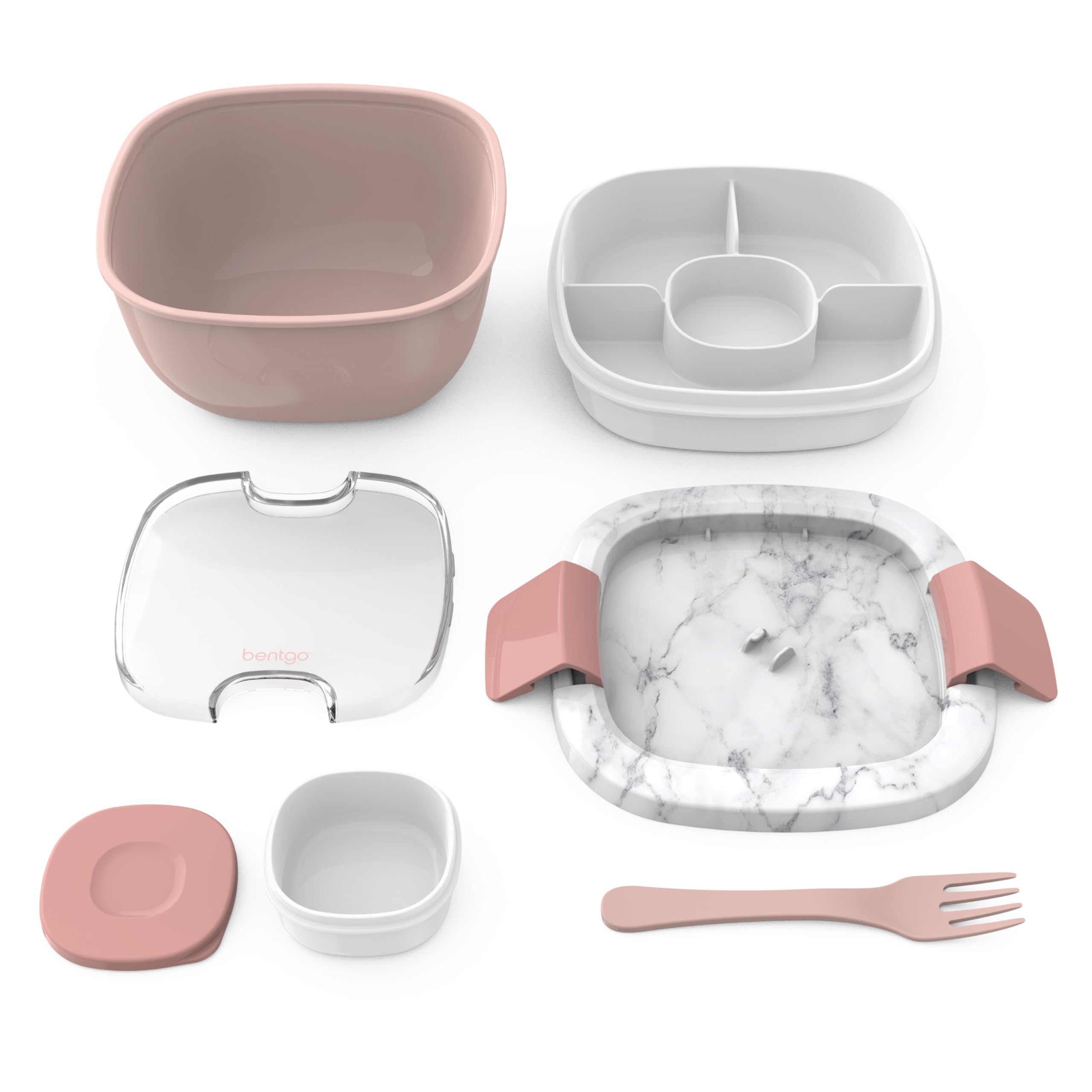 bentgo-salad-bento-lunch-box-2-pack-blush-marble-all-in-one-salad-container-with image 6