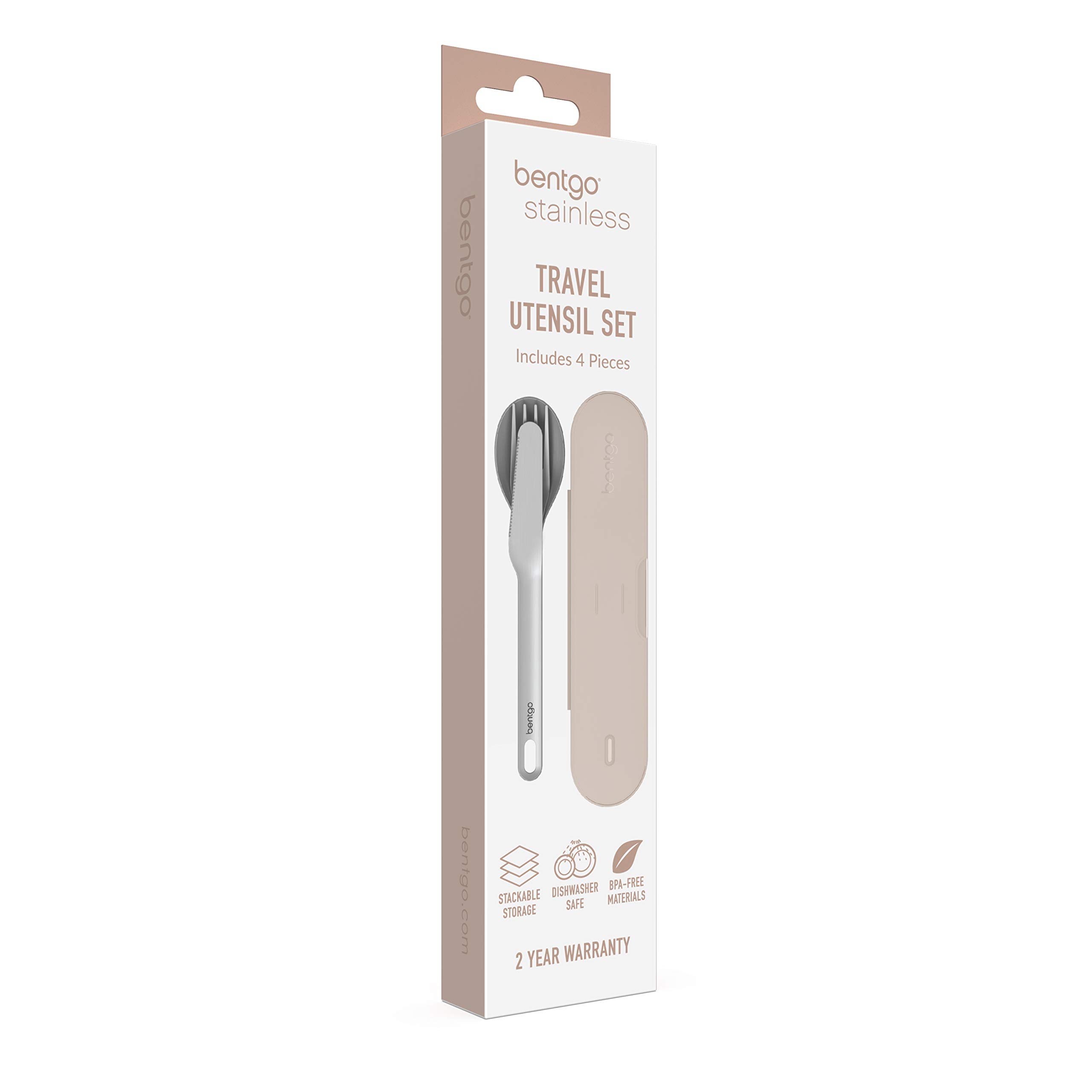 bentgo-stainless-travel-utensil-set-3-piece-reusable-fork-knife-spoon-with-bpa-f image 7