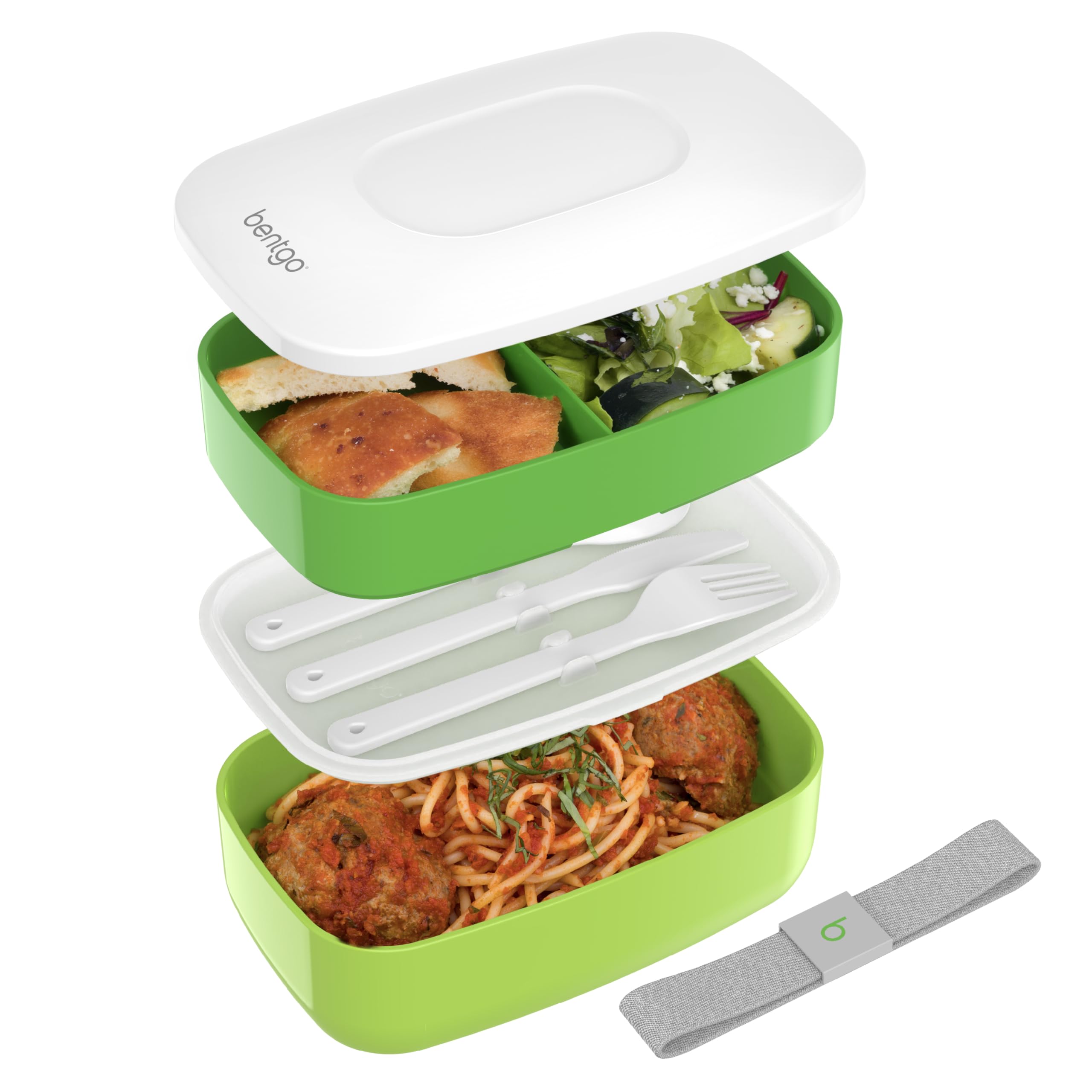 bentgo-classic-stackable-3-compartment-adult-bento-lunch-box-with-removable-uten image 1