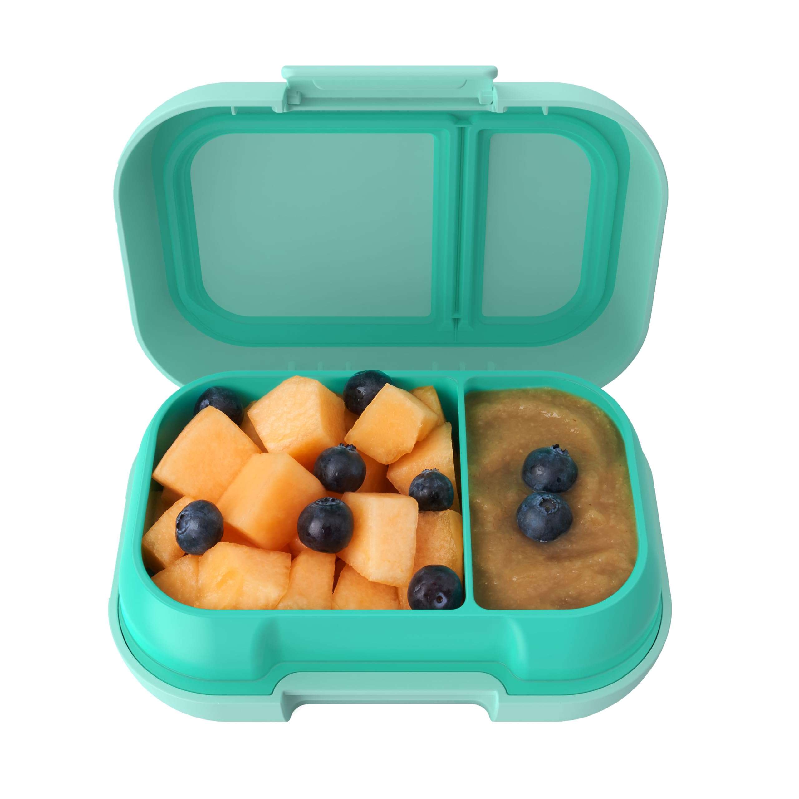 bentgo-kids-snack-2-compartment-leak-proof-bento-snack-container-12-oz-aqua-ages image 1
