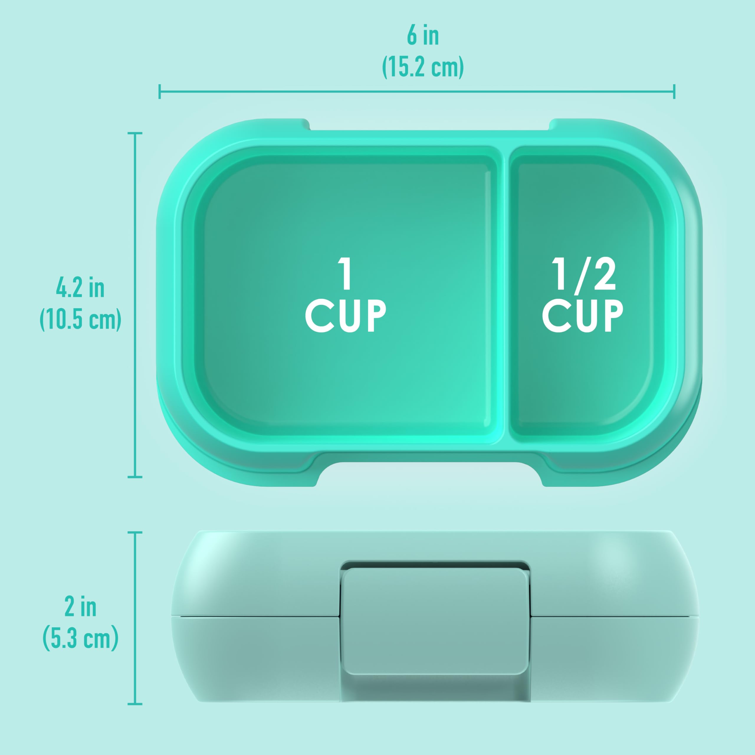 bentgo-kids-snack-2-compartment-leak-proof-bento-snack-container-12-oz-aqua-ages image 6