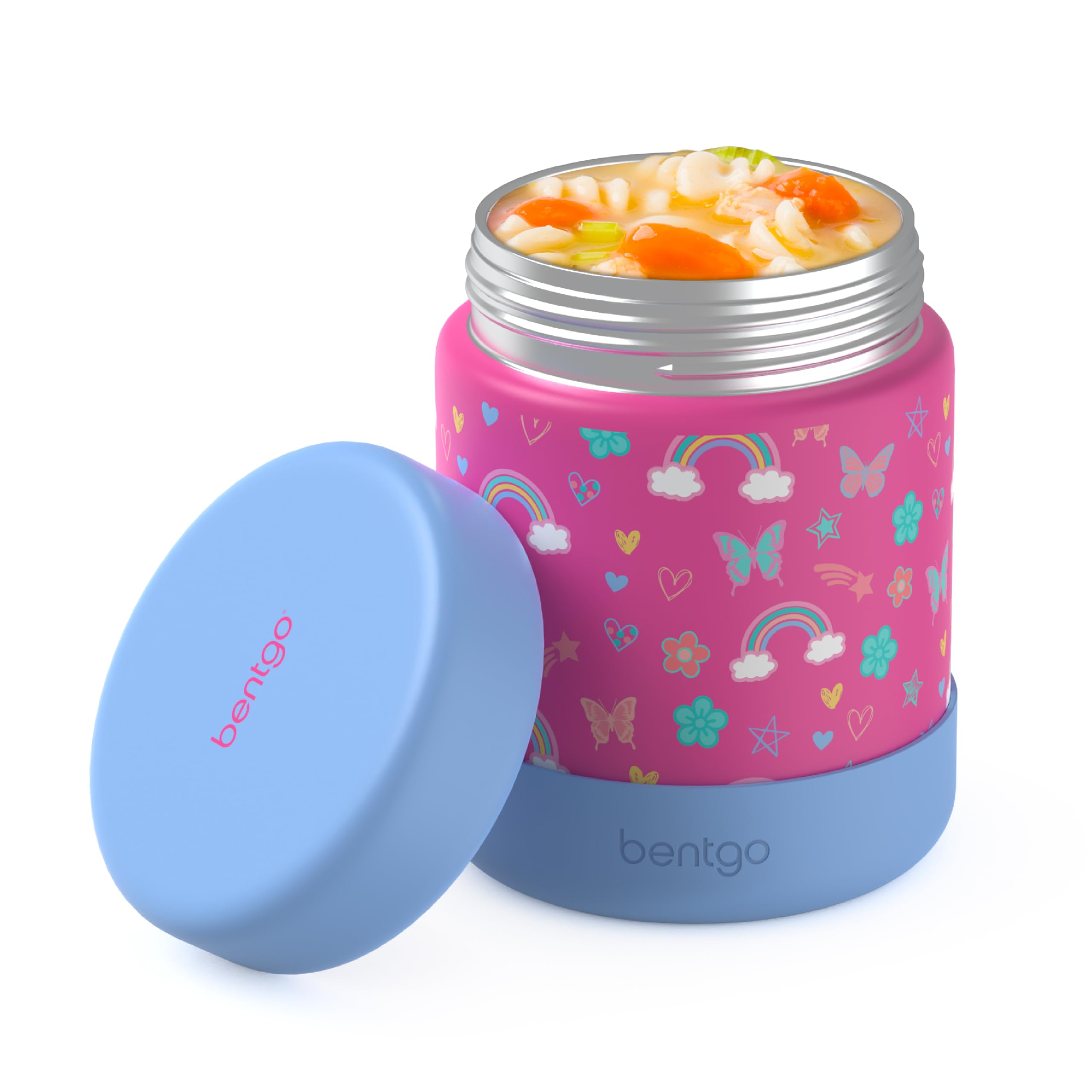 bentgo-kids-stainless-steel-food-jar-11oz-leak-proof-double-insulated-hot-or-col image 1