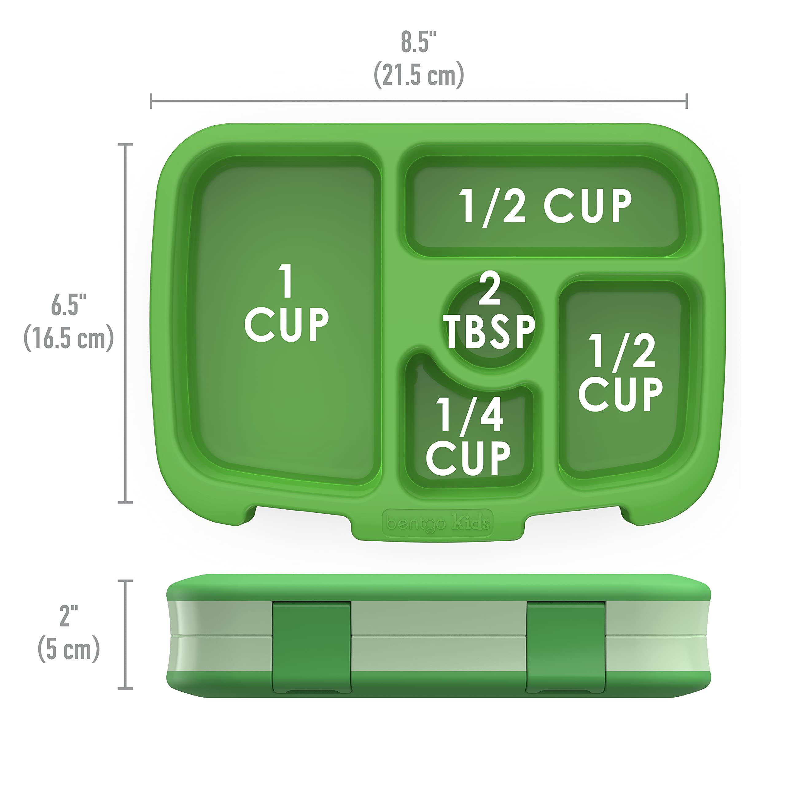 bentgo-kids-bento-style-lunch-box-green-bpa-free-leak-proof-drop-proof-5-compart image 3