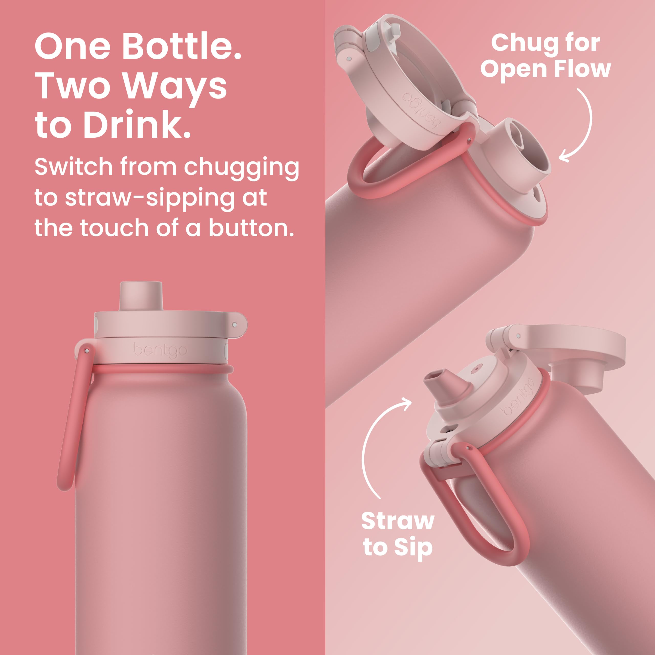 bentgo-flip-2-in-1-straw-chug-leak-proof-insulated-water-bottle-24-fl-oz-18-8-st image 2