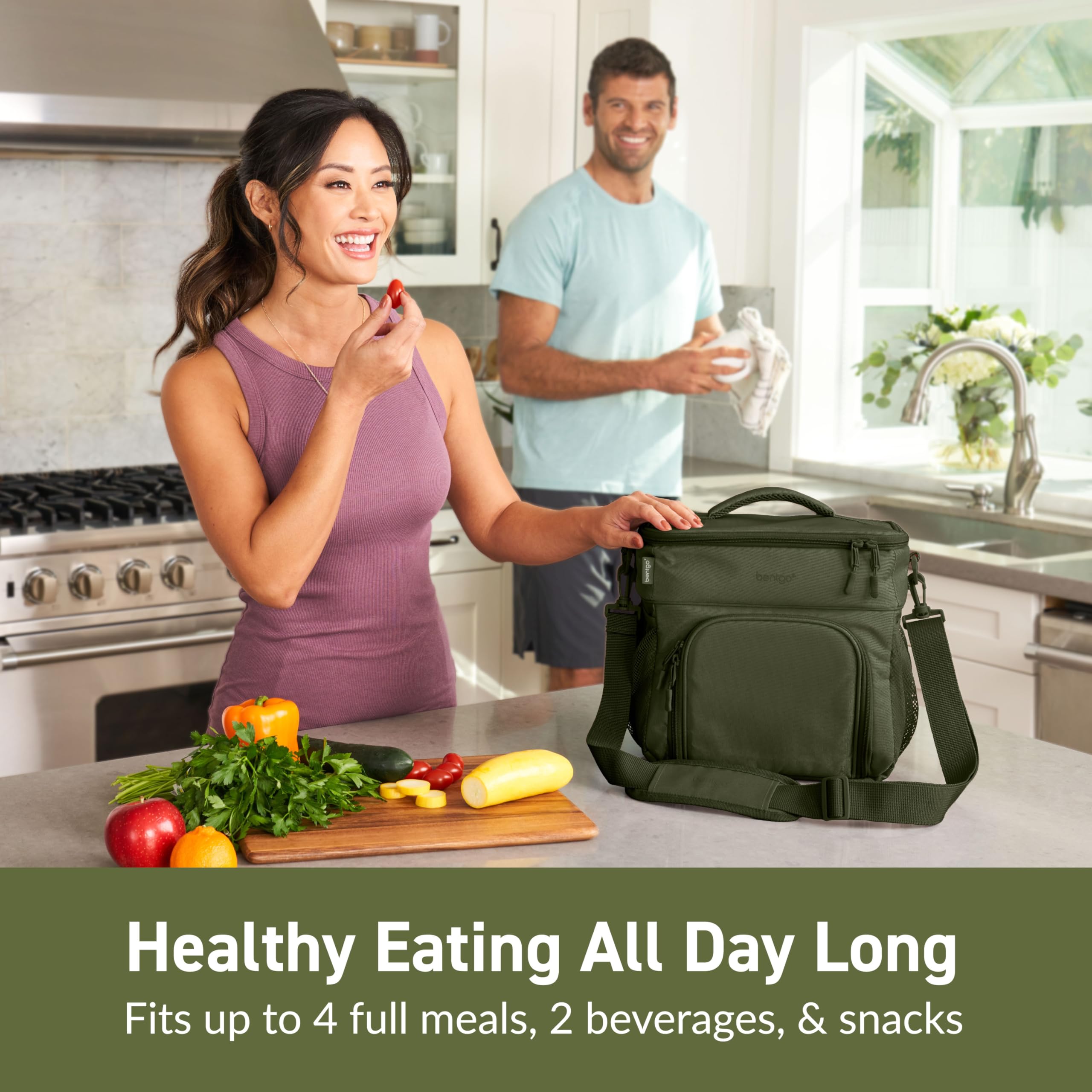 bentgo-prep-deluxe-insulated-multimeal-bag-holds-5-meals-premium-insulation-up-t image 2