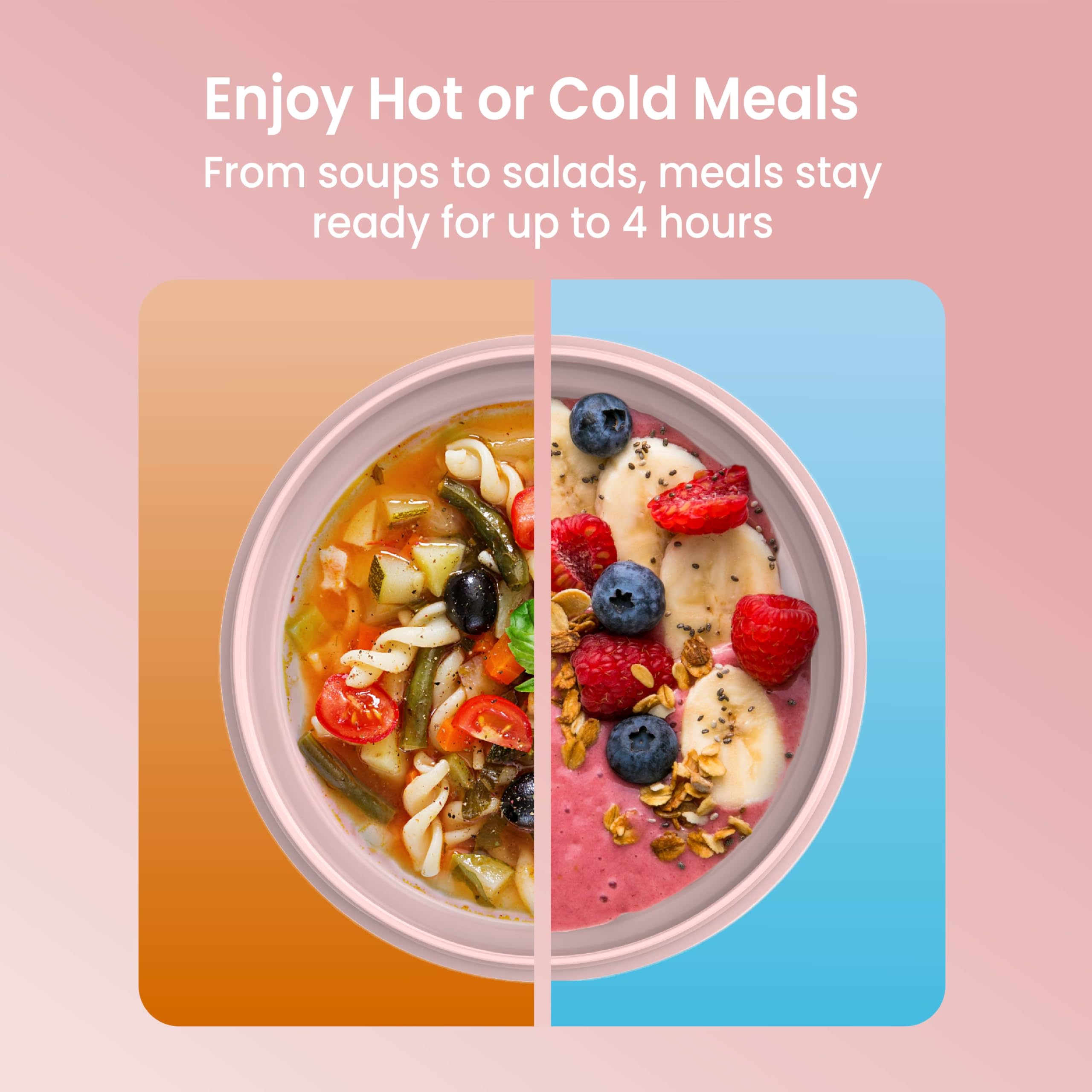 bentgo-bowl-insulated-leak-resistant-food-bowl-with-snack-compartment-collapsibl image 4