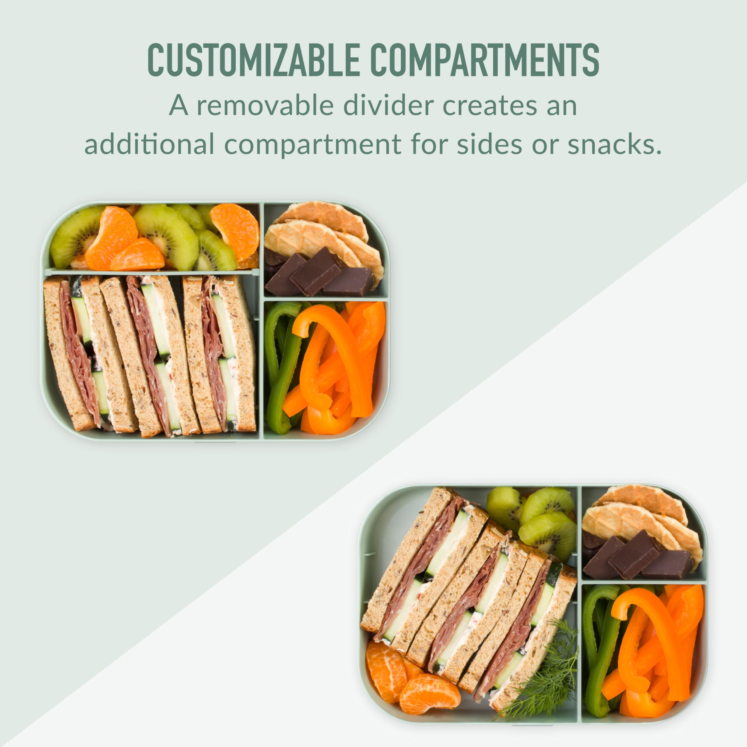 bentgo-modern-tray-with-matte-lid-reusable-bpa-free-meal-prep-container-with-rem image 3